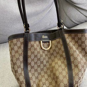 Gucci Fabric GG Logo Bag